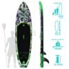 FUNWATER Free Shipping Dropshipping OEM inflatable sup board 12' sup gonfiabil double layer sup boards waterplay surfing